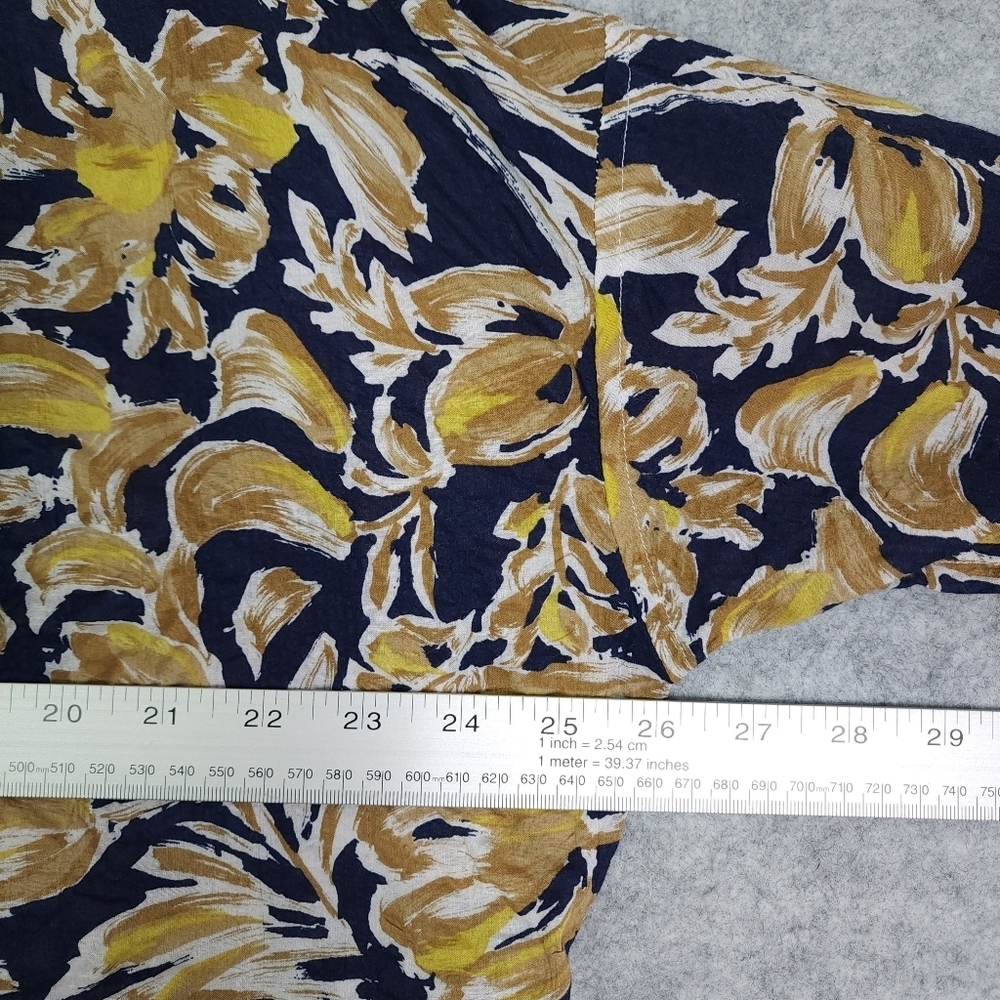 A Shirt Thing Penelope Tulip Long Sleeve Blouse In Ink - Picture 5 of 7
